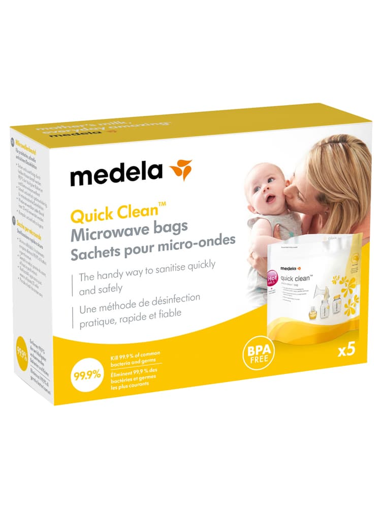 Medela Quick Clean Sachets Pour Micro-Ondes (5 Sachets)